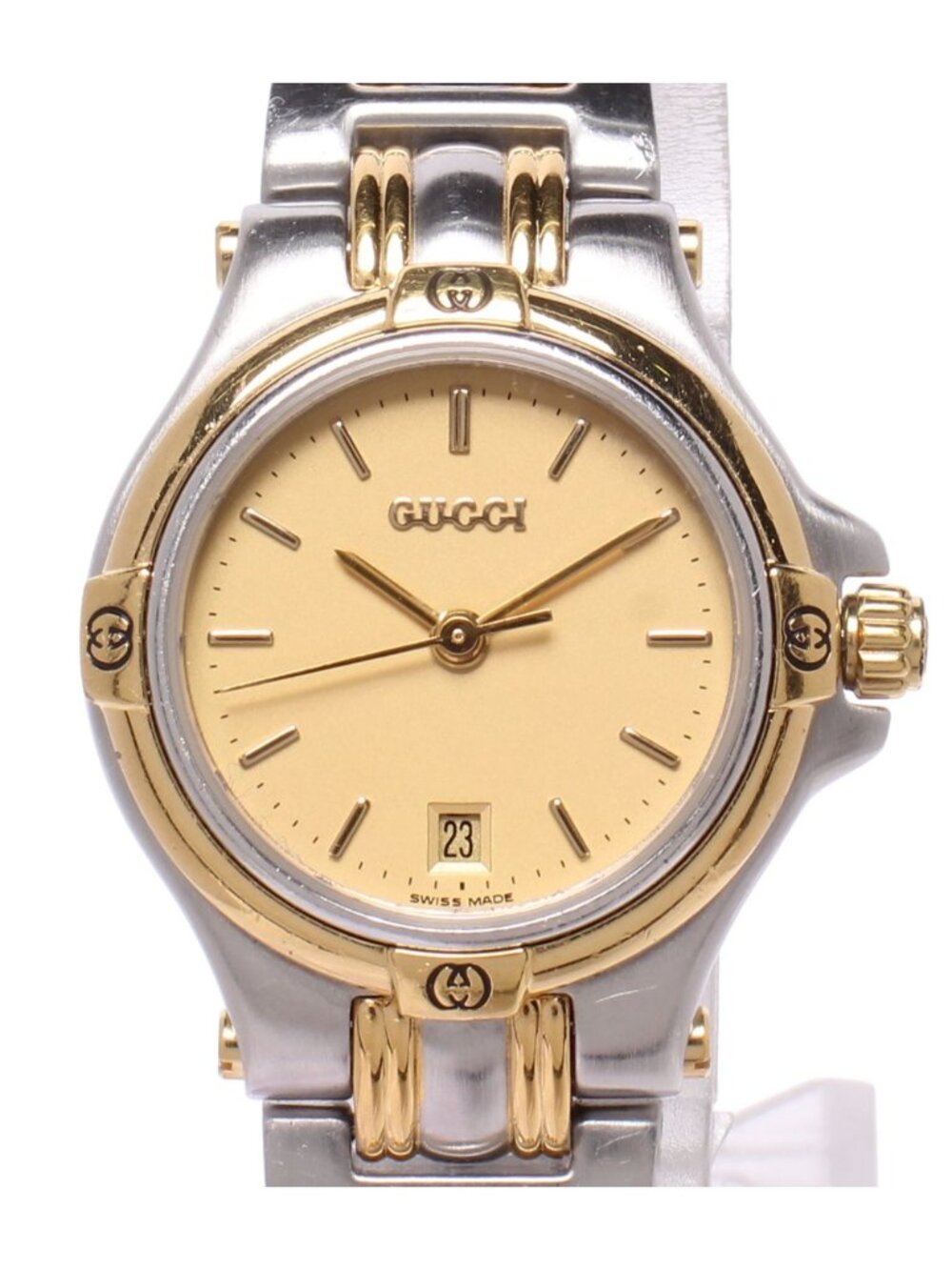 Gucci Watch Quartz Gold